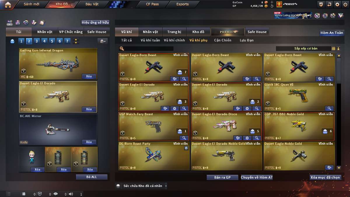 shop acc cf uy tin gia re